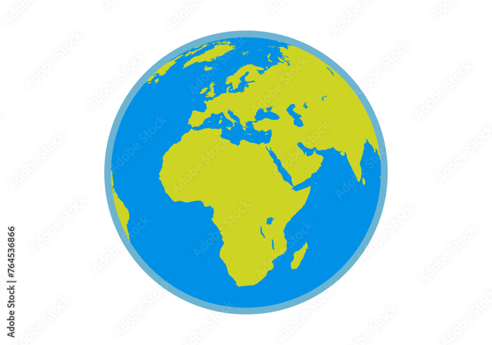 Planeta tierra global sobre fondo blanco. Planeta tierra global sobre fondo blanco.