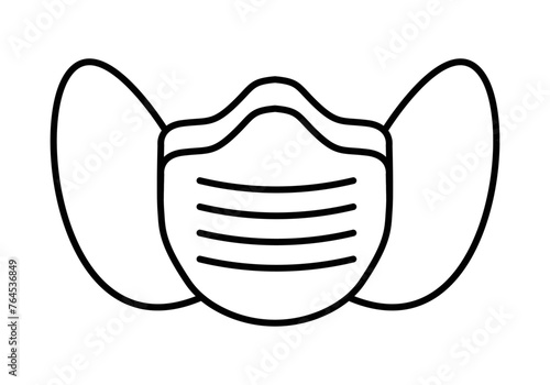 Mascarilla médica para prevenir contagios.