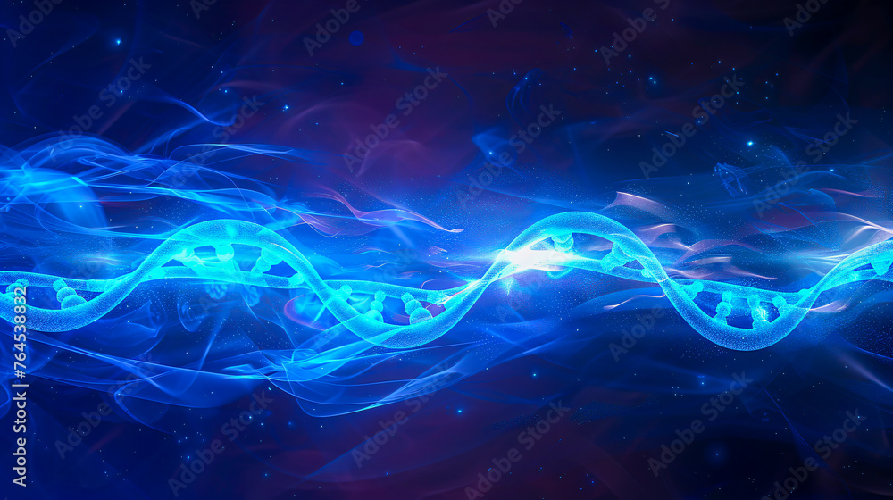 Abstract flow of energy, dynamic wave design in a futuristic blue light concept Abstract flow of energy, dynamic wave design in a futuristic blue light concept