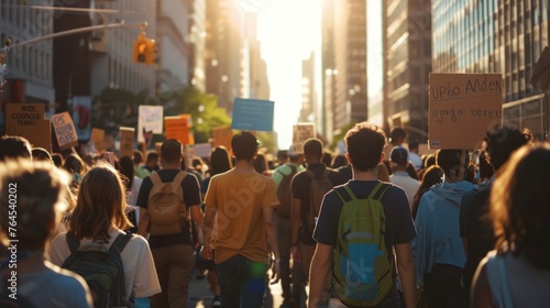 Organizing climate marches and community action initiatives to raise awareness about climate change 