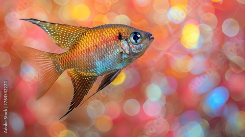  Fish in clear foreground, blurred background with soft light boke
