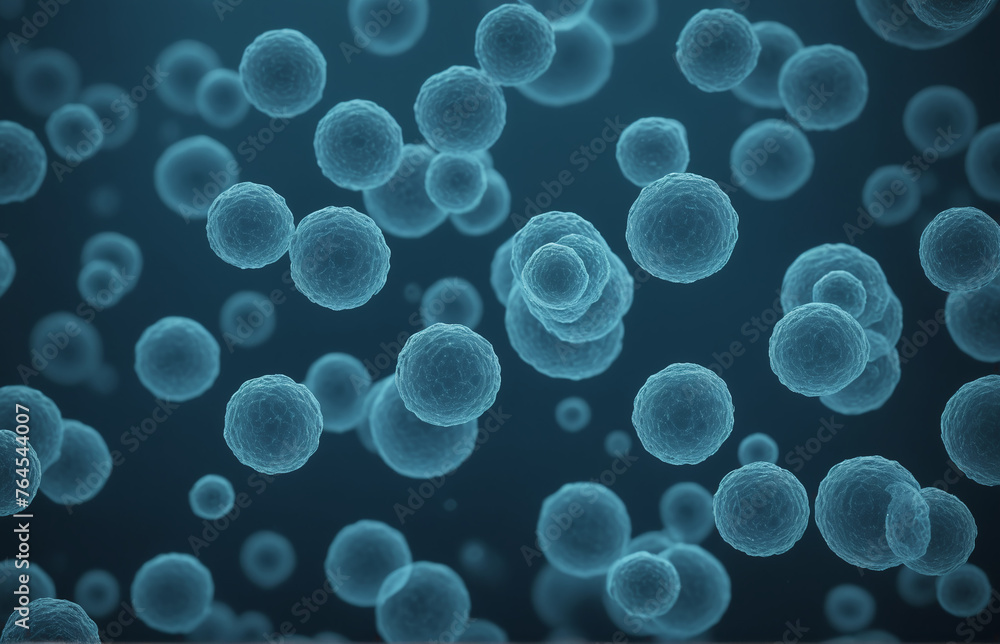 Background of dividing cells. virus 3D Background of dividing cells. virus 3D
