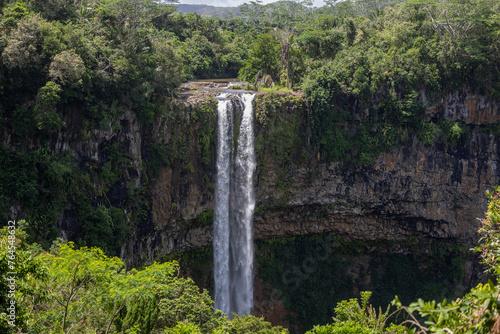 Chamarel Falls In Mauritius Island photo