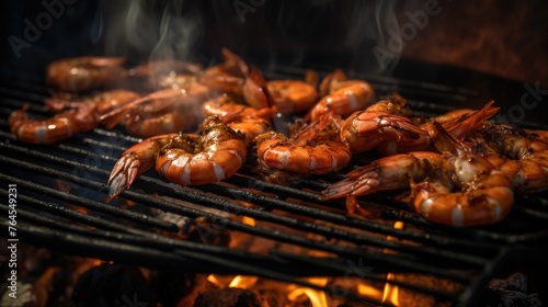 Shrimp on the grill