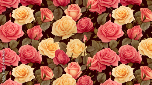Colorful flowers background, season concept