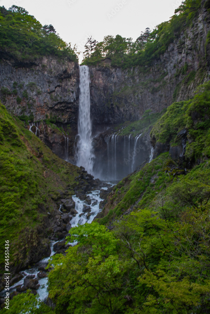 Kegon Waterfall is the most famous landmark in Nikko, Tochigi, Japan