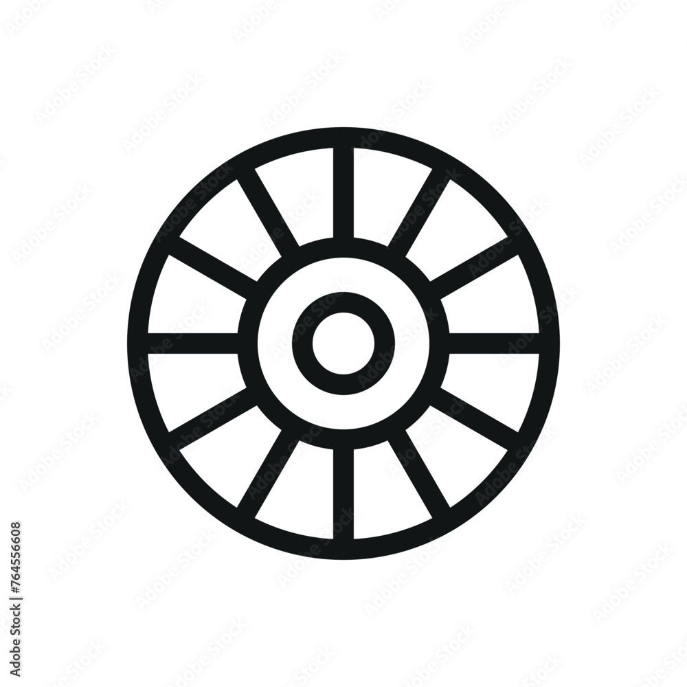 Spherical tokamak energy reactor vector icon with editable stroke Spherical tokamak energy reactor vector icon with editable stroke