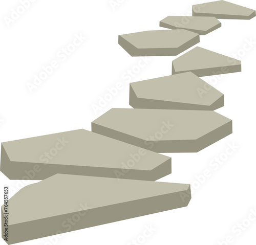 Stone Pathway Illustration