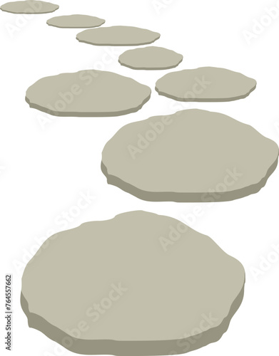 Stone Pathway Illustration