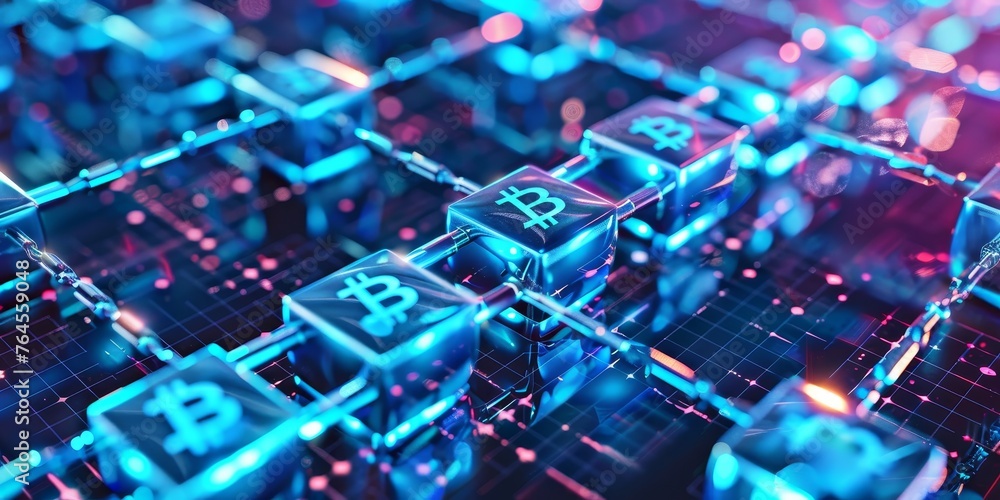 A blue and purple image of a computer screen with a bunch of blue A blue and purple image of a computer screen with a bunch of blue