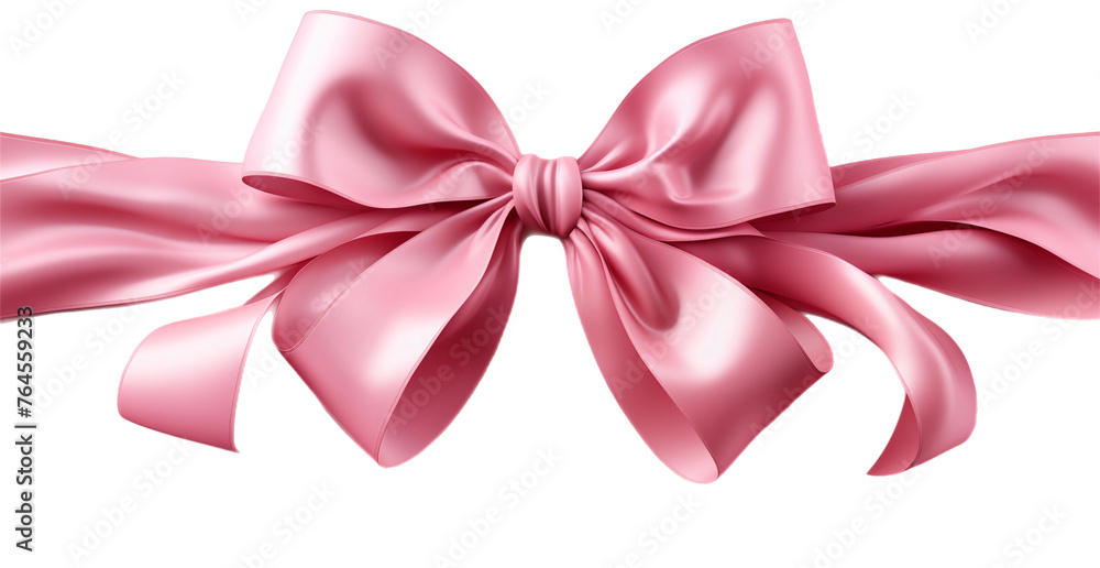 pink bow isolated on white background pink bow isolated on white background