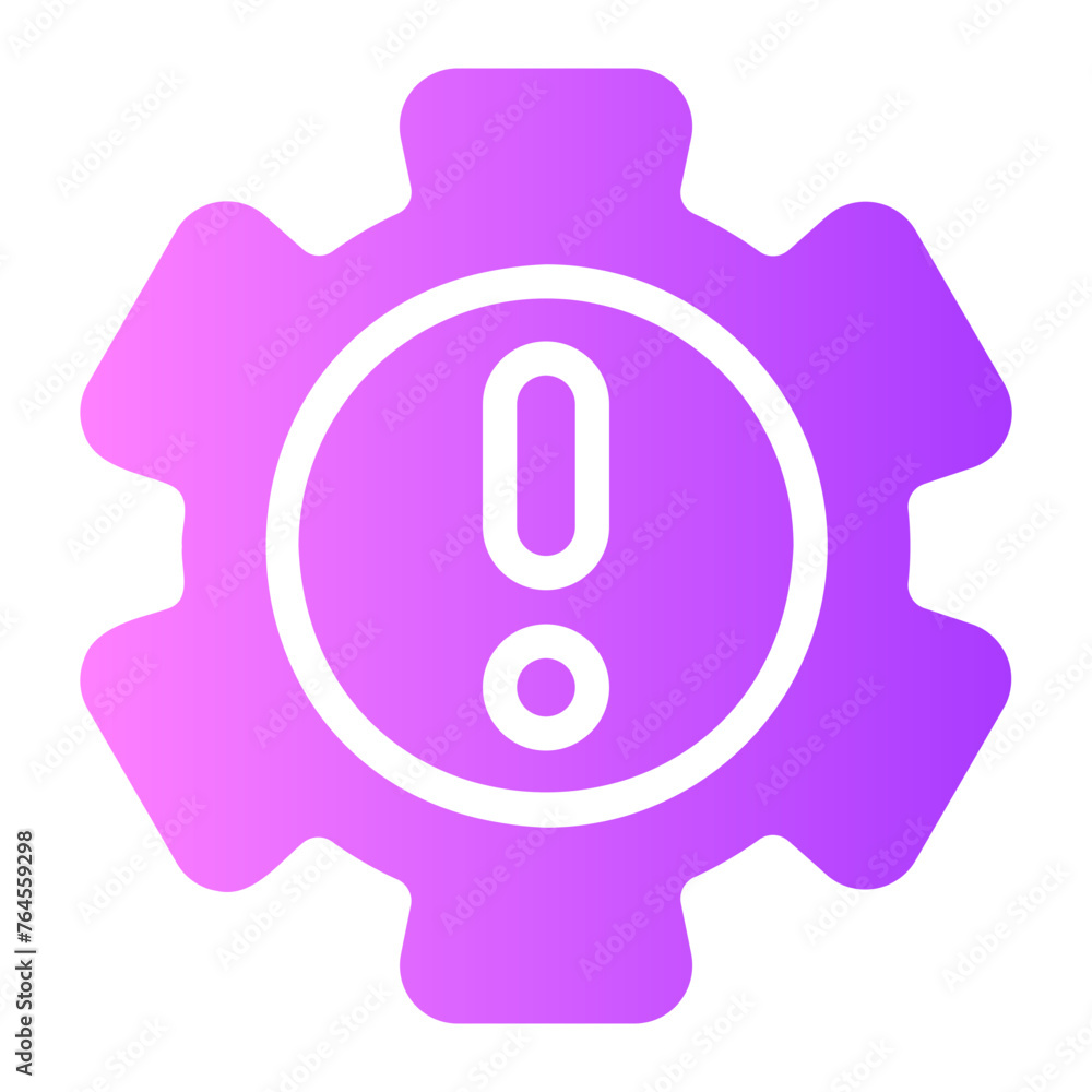 crisis management gradient icon crisis management gradient icon
