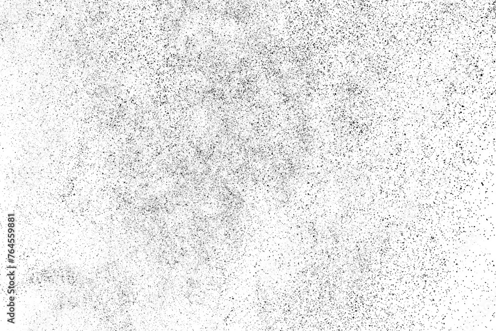 Black texture on white. Worn effect backdrop. Old paper overlay. Grunge background. Abstract pattern. Vector illustration, eps 10	
