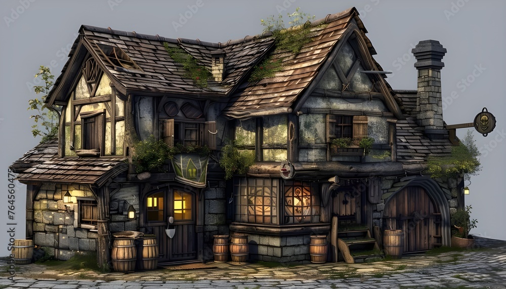 medieval building - Medieval tavern