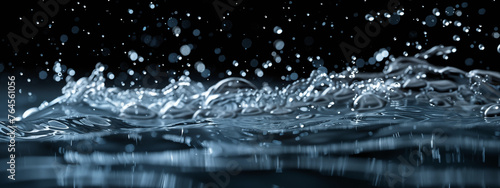 Close up of water with droplets © Simon C