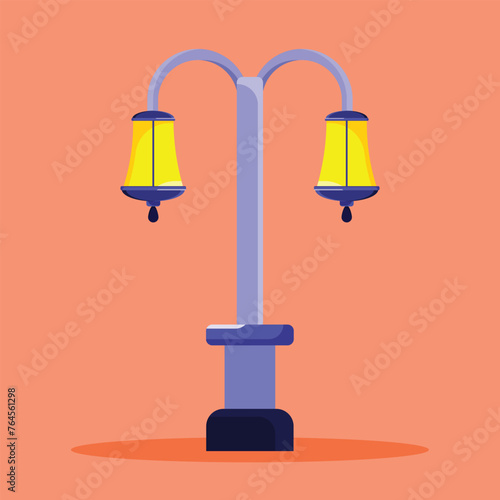 Post lamp icon. Subtable to place on light, outdoor, etc.	