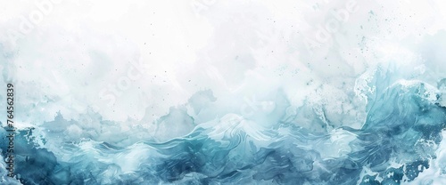 Watercolor Texture Wave Illustration, HD, Background Wallpaper, Desktop Wallpaper