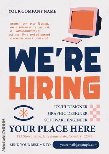 We're Hiring Flyer