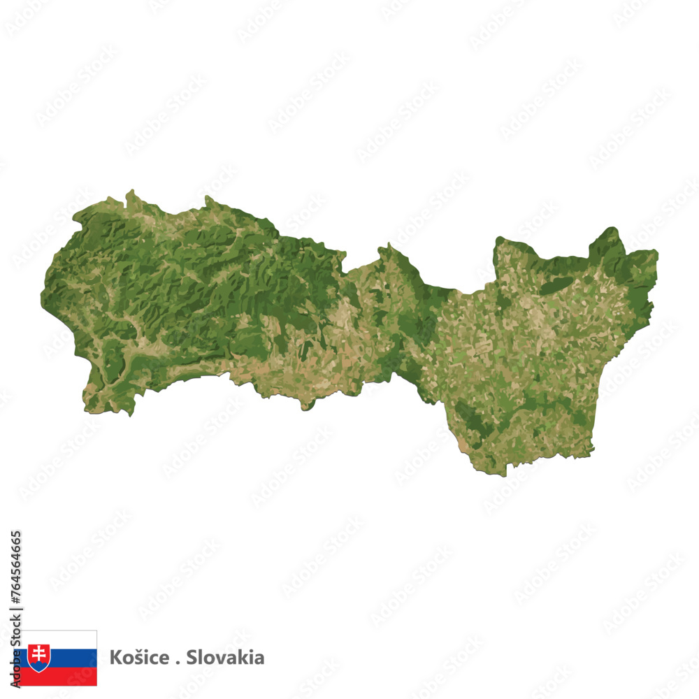 Košice, Region of Slovakia Topographic Map (EPS) Košice, Region of Slovakia Topographic Map (EPS)