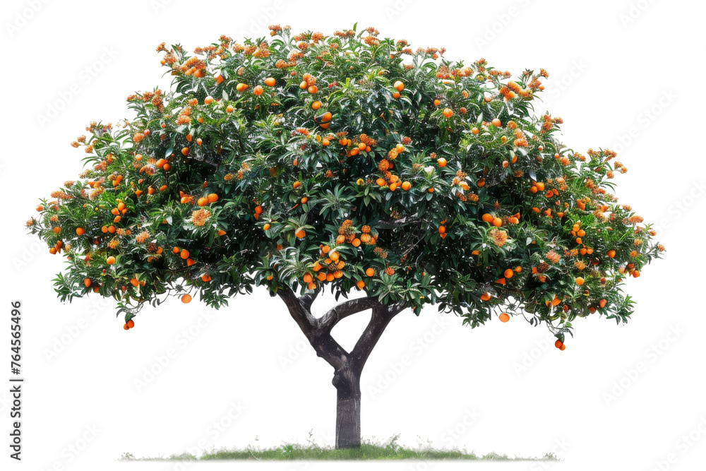 Orange Tree on transparent background,