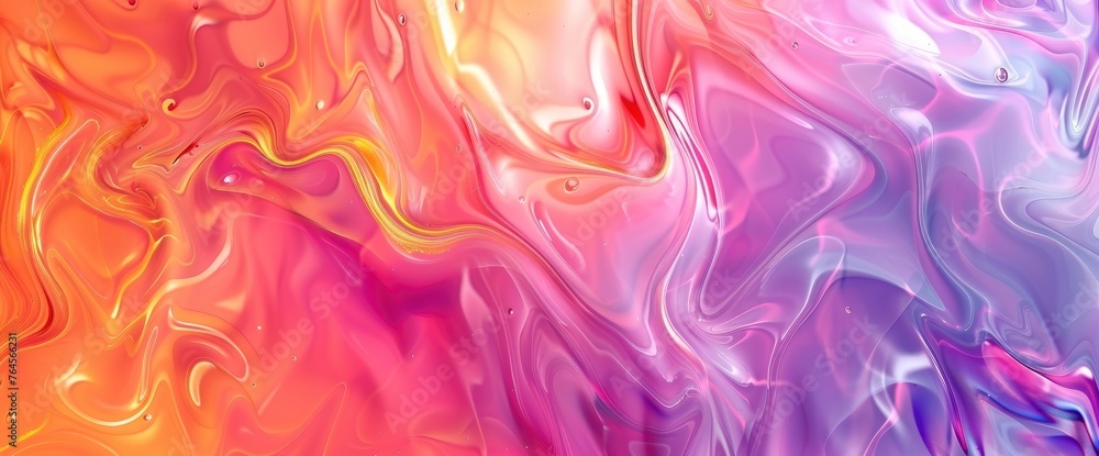 Modern Liquid Gradient Colors Abstract, HD, Background Wallpaper, Desktop Wallpaper