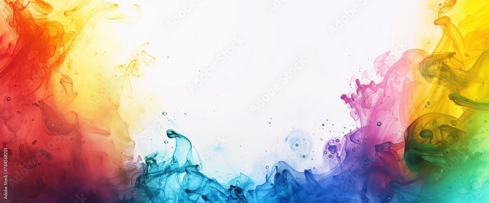 Rainbow Paint Splash Background, HD, Background Wallpaper, Desktop Wallpaper