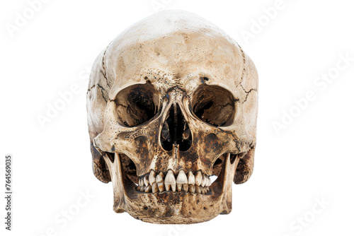 Skull on transparent background 