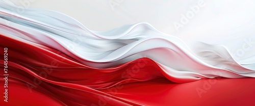 Red And White Dynamic Shape Abstract, HD, Background Wallpaper, Desktop Wallpaper