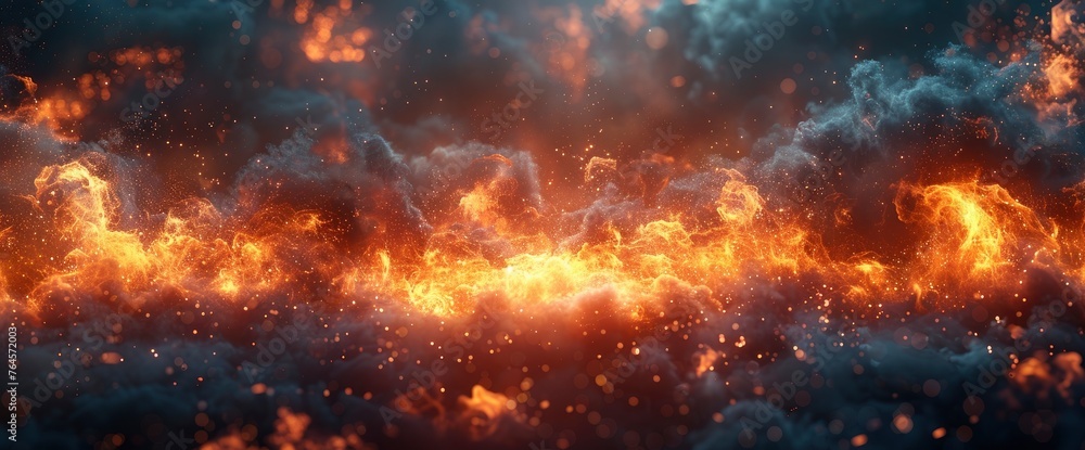 Smoke Flying Up Sparks And Fire Particles, HD, Background Wallpaper, Desktop Wallpaper Smoke Flying Up Sparks And Fire Particles, HD, Background Wallpaper, Desktop Wallpaper