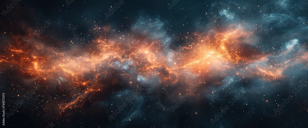 Smoke Flying Up Sparks And Fire Particles, HD, Background Wallpaper, Desktop Wallpaper