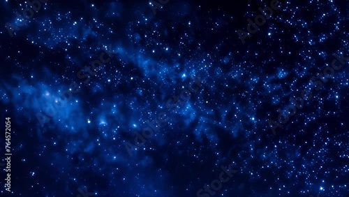 4k starry night sky with clusters of stars spread across a blue nebula illuminated abstract sphere surface fog cosmos, starry, design, round, satellite, vector, detail, outdoor, phase, illustration
