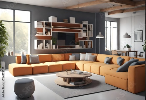 modern TV lounge 
