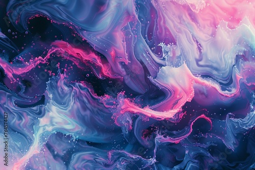 Abstract artistic wallpaper featuring colorful blots.