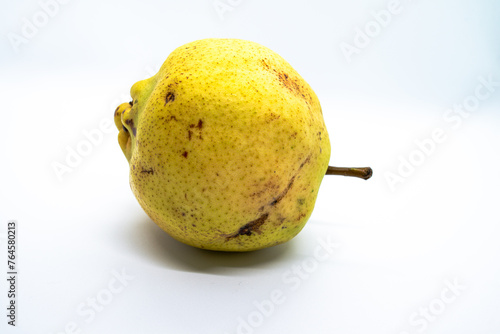 Sweet & Succulent: Pear on White Background photo