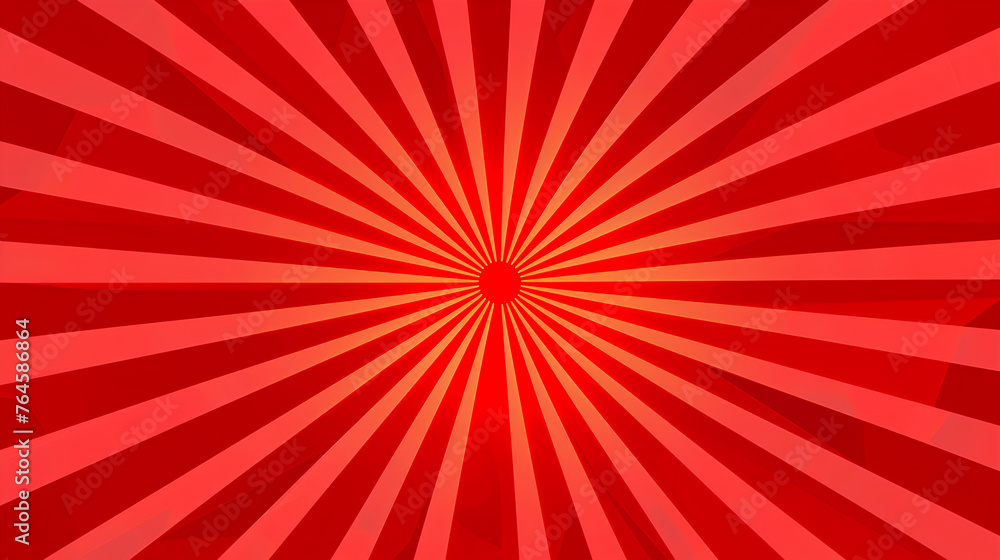 A red and orange background with a red circle in the middle