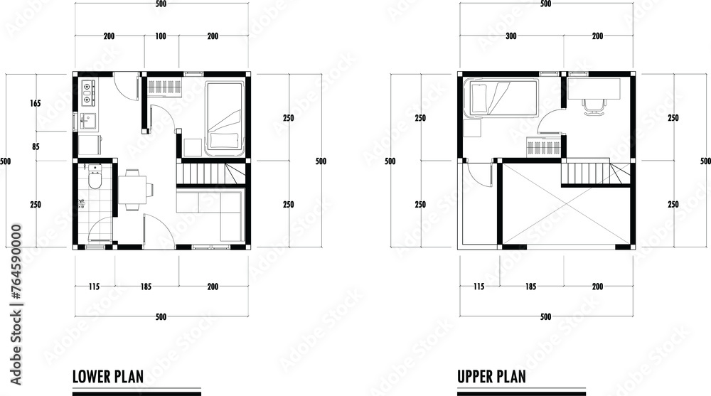 Architecture plan with furniture. home floor plan, isolated on white background, stock illustration. Architecture plan with furniture. home floor plan, isolated on white background, stock illustration.
