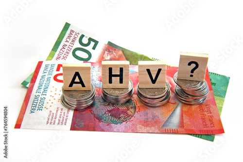 AHV Switzerland Social insurances Retirement Funds © Photo&Graphic Stock
