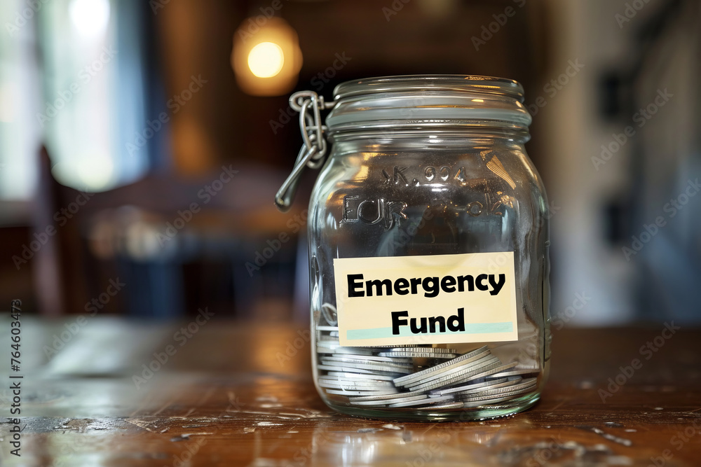 money in jar with a label that says money in jar with a label that says