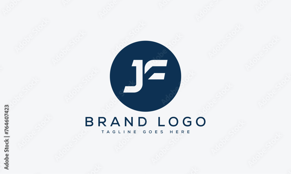 letter JF logo design vector template design for brand. letter JF logo design vector template design for brand.