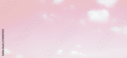 Pink Sky Cloud Background Color Dream Abstract Sunset Landscape Pastel weather Light Warm Morning Wallpaper Freedom Summer Winter, Mockup Cosmetic Environment, Heaven Dramatic Sunlight Dusk Beautiful. photo