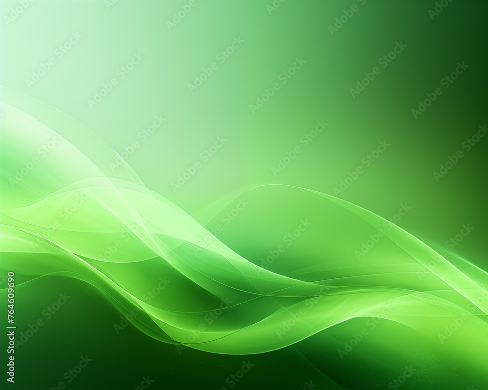 Abstract background of fluttering gradient green colors. It's like the wind blows soft fabric. Looks gentle and beautiful. Abstract background of fluttering gradient green colors. It's like the wind blows soft fabric. Looks gentle and beautiful.