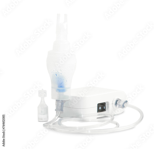 Aerosol therapy device with inhalation mask