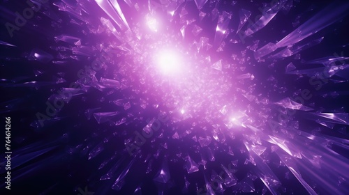 Cosmic Purple Explosion