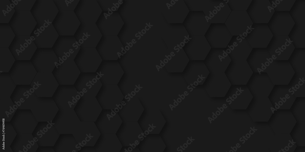 Hexagonal black background. Luxury black Pattern. Vector Illustration. 3D Futuristic abstract honeycomb mosaic black background. geometric mesh cell texture. modern futuristic wallpaper. Hexagonal black background. Luxury black Pattern. Vector Illustration. 3D Futuristic abstract honeycomb mosaic black background. geometric mesh cell texture. modern futuristic wallpaper.