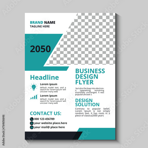 business flyer template design