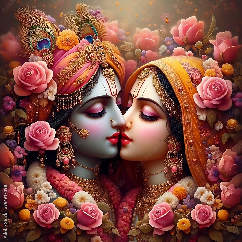 Blossoming Romance in Vrindavan: Up-Close with Krishna & Radha