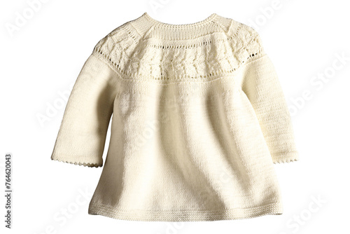 Cute hand knitted children's dress.