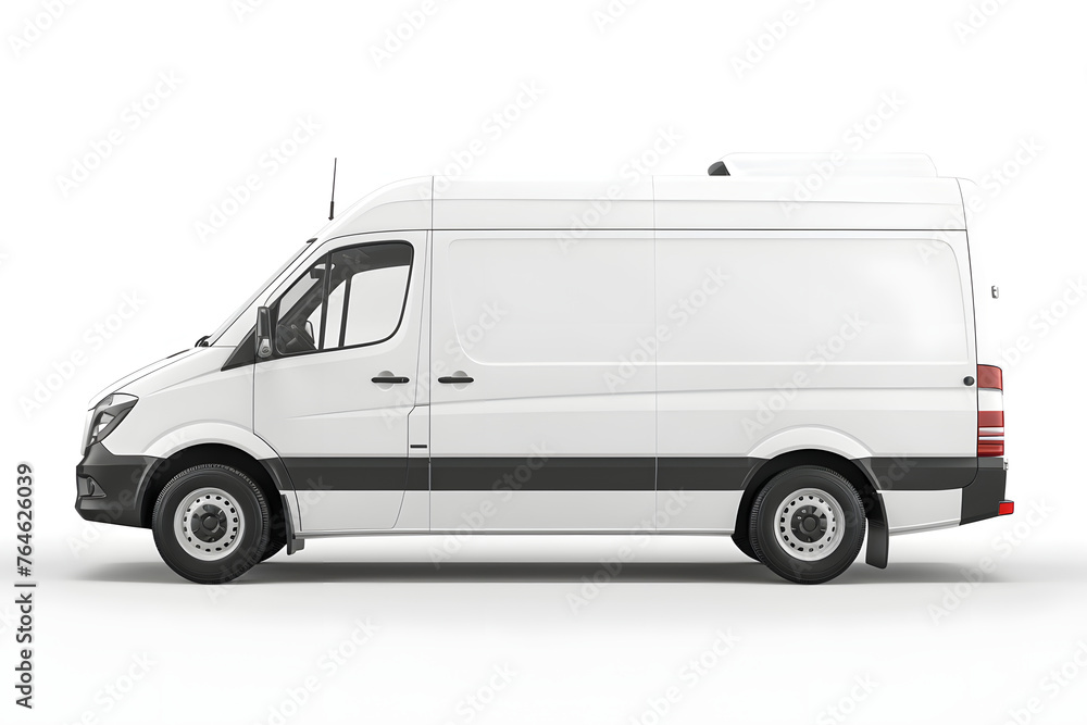 Van isolated on white background