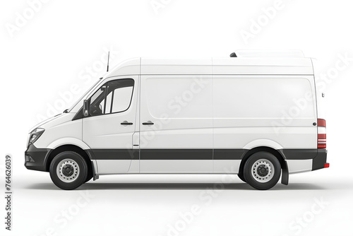 Van isolated on white background © CHAYAPORN