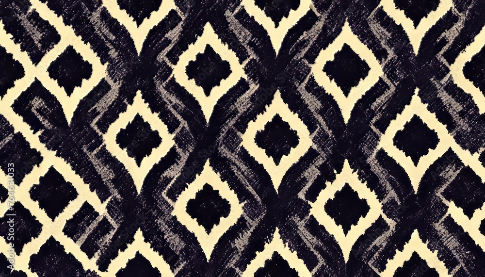 seamless pattern with transparent Textured i transparent Tribal kat